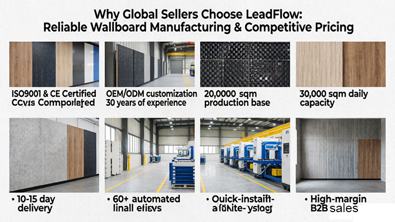 Why Global Sellers Choose LeadFlow: Reliable Wallboard Manufacturing & Competitive Pricing