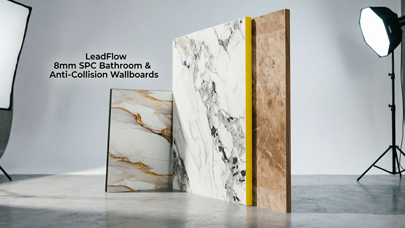 Boost Your Portfolio: Durable SPC Bathroom & Anti-Collision Wallboards from LeadFlow