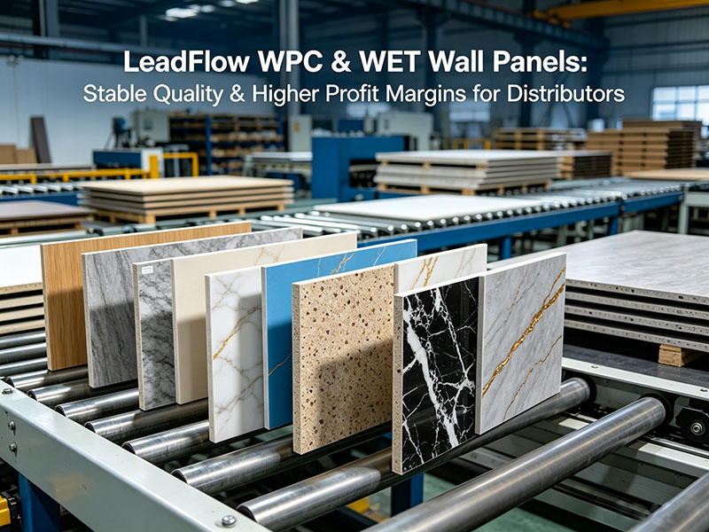 LeadFlow WPC & WET Wall Panels: Stable Quality & Higher Profit Margins for Distributors