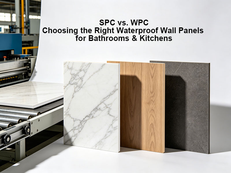 SPC vs. WPC: Choosing the Right Waterproof Wall Panels for Bathrooms & Kitchens