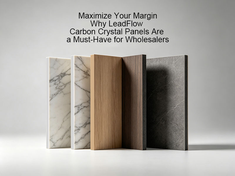Maximize Your Margin: Why LeadFlow Carbon Crystal Panels Are a Must-Have for Wholesalers