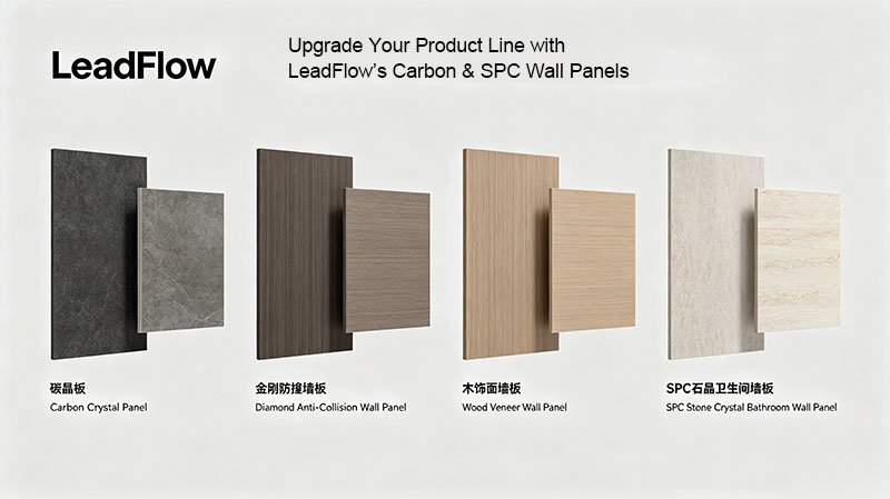 Upgrade Your Product Line with LeadFlow’s Carbon & SPC Wall Panels